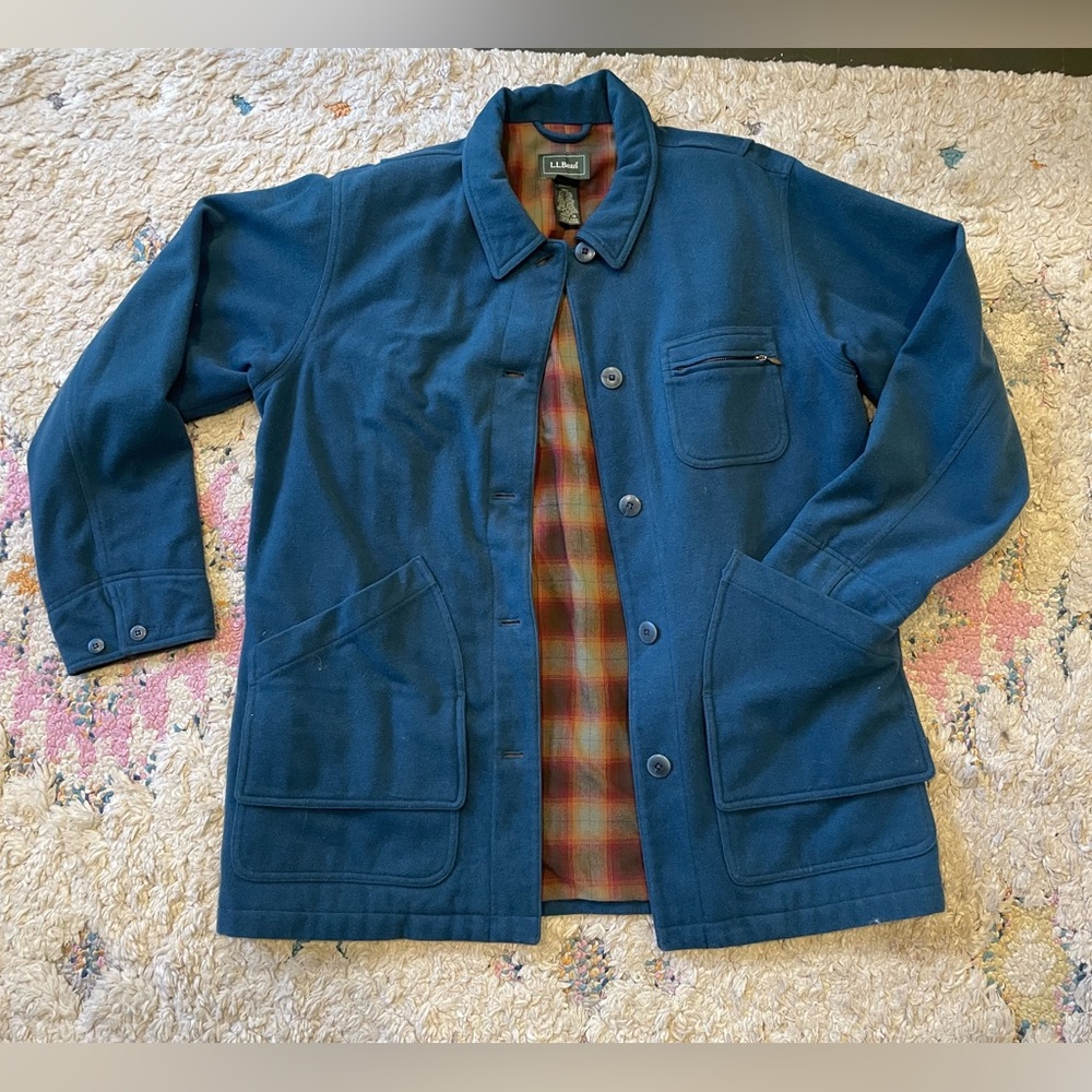 Women’s vintage LL Bean wool chore coat size large